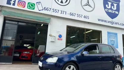 Usado VW Golf V 75 CV (55 kW) 2008 Azul Utilitario
