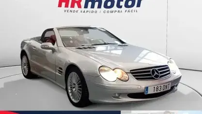 Usado Mercedes SL500 306 CV (225 kW) 2005 Gris Descapotable