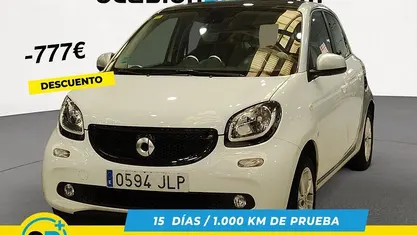 Blanco Usado 2016 Smart ForFour Passion Utilitario | 9713 € (Precio justo)