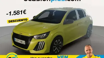 Usado Peugeot 208 Style 110 CV (80 kW) 2025 Amarillo Utilitario
