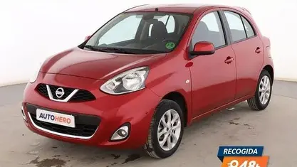 Używany Nissan Micra Tekna 80 KM (58 kW) 2014 Czerwony Hatchback