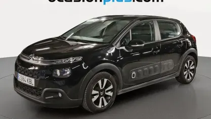 Usado Citroën C3 Feel 99 CV (72 kW) 2017 Negro Utilitario