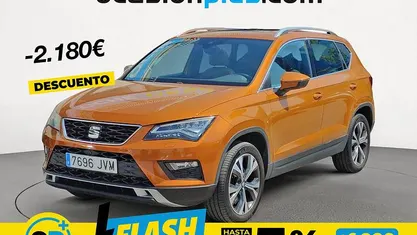 Usado Seat Ateca 4Drive 190 CV (139 kW) 2016 Naranja SUV