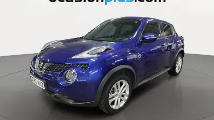 Käytetty Nissan Juke N-Connecta 116 HP (85 kW) 2018 Sininen Katumaasturi