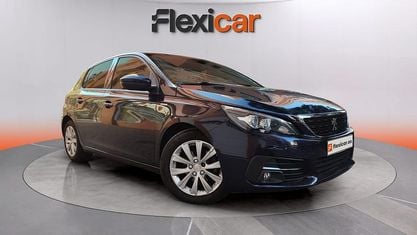 Usado Peugeot 308 Style 131 CV (96 kW) 2020 Azul Utilitario