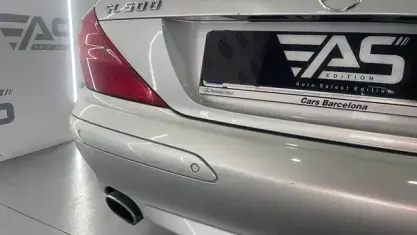 Usado Mercedes SL500 306 CV (225 kW) 2002 Gris / plata Descapotable