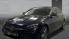 Azul Usado 2022 Mercedes E300 AMG line Berlina | 38.800 € (Precio justo)