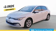 Blanco Usado 2022 VW Golf VIII Life Berlina | 22.690 € (Precio justo)