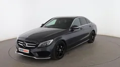 Gris Usado 2015 Mercedes C220 AMG line Berlina | 23.999 € (Precio justo)