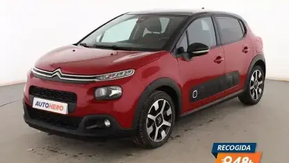 Usado Citroën C3 PureTech 82 CV (60 kW) 2018 Rojo Utilitario