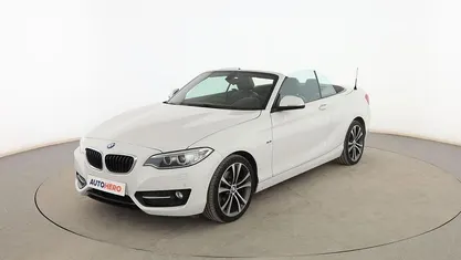 Usado BMW 220 Sport Line 190 CV (139 kW) 2017 Blanco Descapotable
