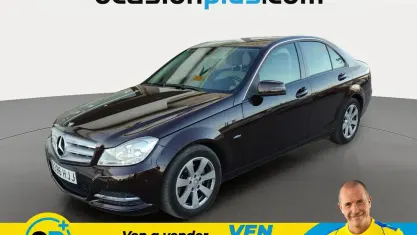 Usado Mercedes C200 Edition 136 CV (100 kW) 2012 Marrón Berlina