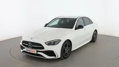Blanco Usado 2021 Mercedes C220 AMG line Berlina | 37.299 € (Buen precio)