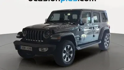 Usado Jeep Wrangler Unlimited Sahara 270 CV (198 kW) 2019 Negro SUV