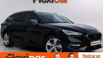 Negro Usado 2024 Seat Leon FR Familiar | 21.490 € (Un poco caro)