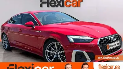 Usado Audi A5 Sportback Premium 190 CV (139 kW) 2021 Rojo Utilitario