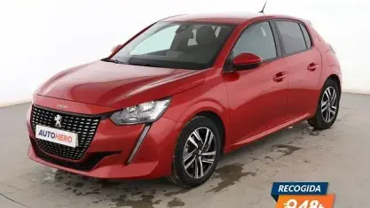 Usado Peugeot 208 Allure 101 CV (74 kW) 2020 Rojo Utilitario