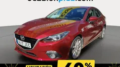 Rojo Usado 2015 Mazda 3 Luxury Berlina | 12.150 € (Buen precio)