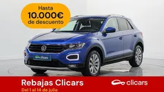 Azul Usado 2021 VW T-Roc Advance SUV | 20.990 € (Precio justo)
