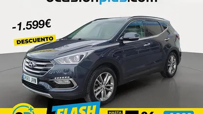 Usado Hyundai Santa Fe Style 201 CV (147 kW) 2016 Azul SUV