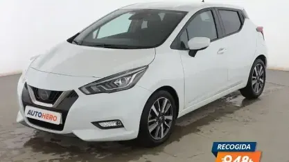 Usado Nissan Micra N-Connecta 90 CV (66 kW) 2019 Blanco Utilitario