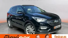 Negro Usado 2017 Hyundai Santa Fe SUV | 22.990 € (Precio justo)