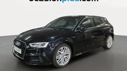 Usado Audi A3 Sportback S-Line 150 CV (110 kW) 2018 Negro Utilitario