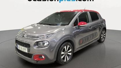 Usado Citroën C3 Feel 82 CV (60 kW) 2018 Gris Utilitario