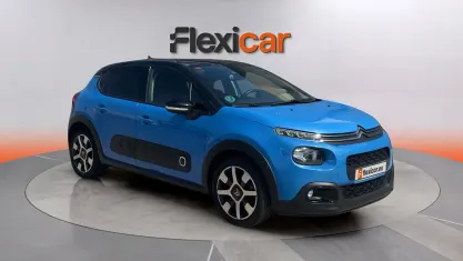 Usado Citroën C3 Feel 68 CV (50 kW) 2018 Azul Utilitario