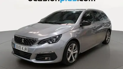 Usado Peugeot 308 SW GT-line 131 CV (96 kW) 2018 Gris Familiar