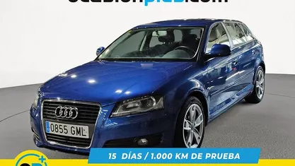 Azul Usado 2009 Audi A3 Ambition Berlina | 9200 € (Precio justo)