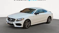 Blanco Usado 2018 Mercedes C220 AMG Coupe | 25.910 € (Precio justo)