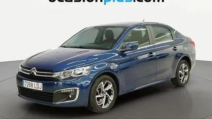 Käytetty Citroën C-Elysee I Shine 102 HP (75 kW) 2019 Sininen Sedan