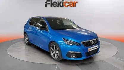 Usado Peugeot 308 GT 131 CV (96 kW) 2021 Azul Berlina