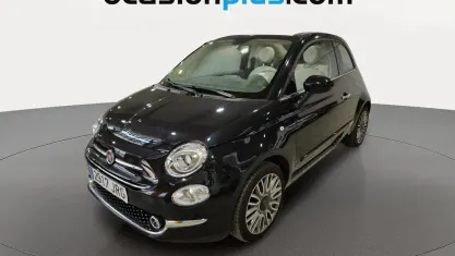Usado Fiat 500C Lounge 69 CV (50 kW) 2016 Negro Descapotable
