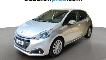 Usado Peugeot 208 Style 75 CV (55 kW) 2017 Gris plata Utilitario
