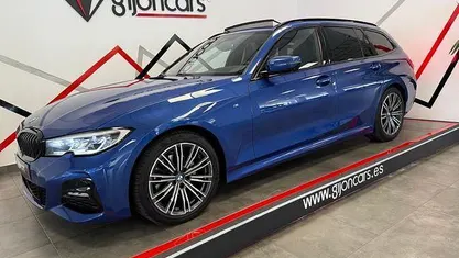 Usado BMW 320e M Sport 190 CV (139 kW) 2021 Azul Familiar