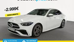 Blanco Usado 2022 Mercedes C220 Berlina | 32.990 € (Buen precio)
