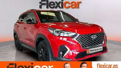 Usado Hyundai Tucson N Line 177 CV (130 kW) 2019 Rojo SUV