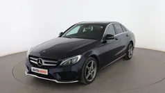 Azul Usado 2018 Mercedes C220 AMG line Berlina | 24.599 €