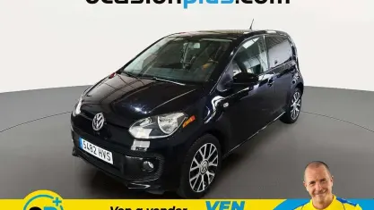Usado VW up! Highline 75 CV (55 kW) 2014 Negro Utilitario