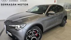 Negro Usado 2019 Alfa Romeo Stelvio Executive SUV | 24.990 € (Precio justo)