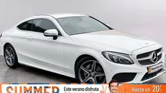 Blanco Usado 2015 Mercedes C220 Coupe | 24.790 € (Precio justo)