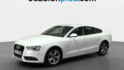 Begagnad Audi A5 Sportback Advanced 150 HK (110 kW) 2014 Vit Halvkombi