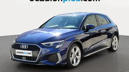 Usado Audi A3 Sportback S-Line 150 CV (110 kW) 2023 Azul Utilitario