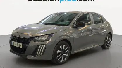 Usado Peugeot 208 Active 102 CV (75 kW) 2024 Gris Utilitario