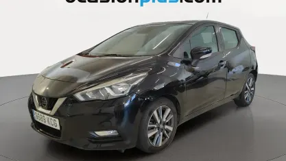 Usado Nissan Micra Acenta 90 CV (66 kW) 2017 Negro Utilitario
