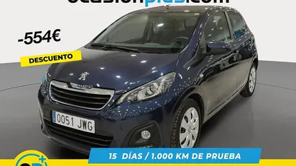 Azul Usado 2017 Peugeot 108 Active Utilitario | 6936 € (Precio justo)