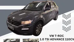 Gris / plata Usado 2021 VW T-Roc Advance SUV | 19.700 € (Precio justo)