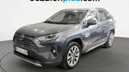Usado Toyota RAV4 Hybrid Luxury 218 CV (160 kW) 2021 Gris SUV